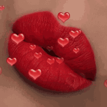 bisous coeurs